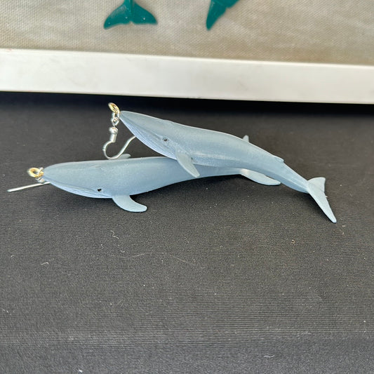 Blue Whale Shark Earrings