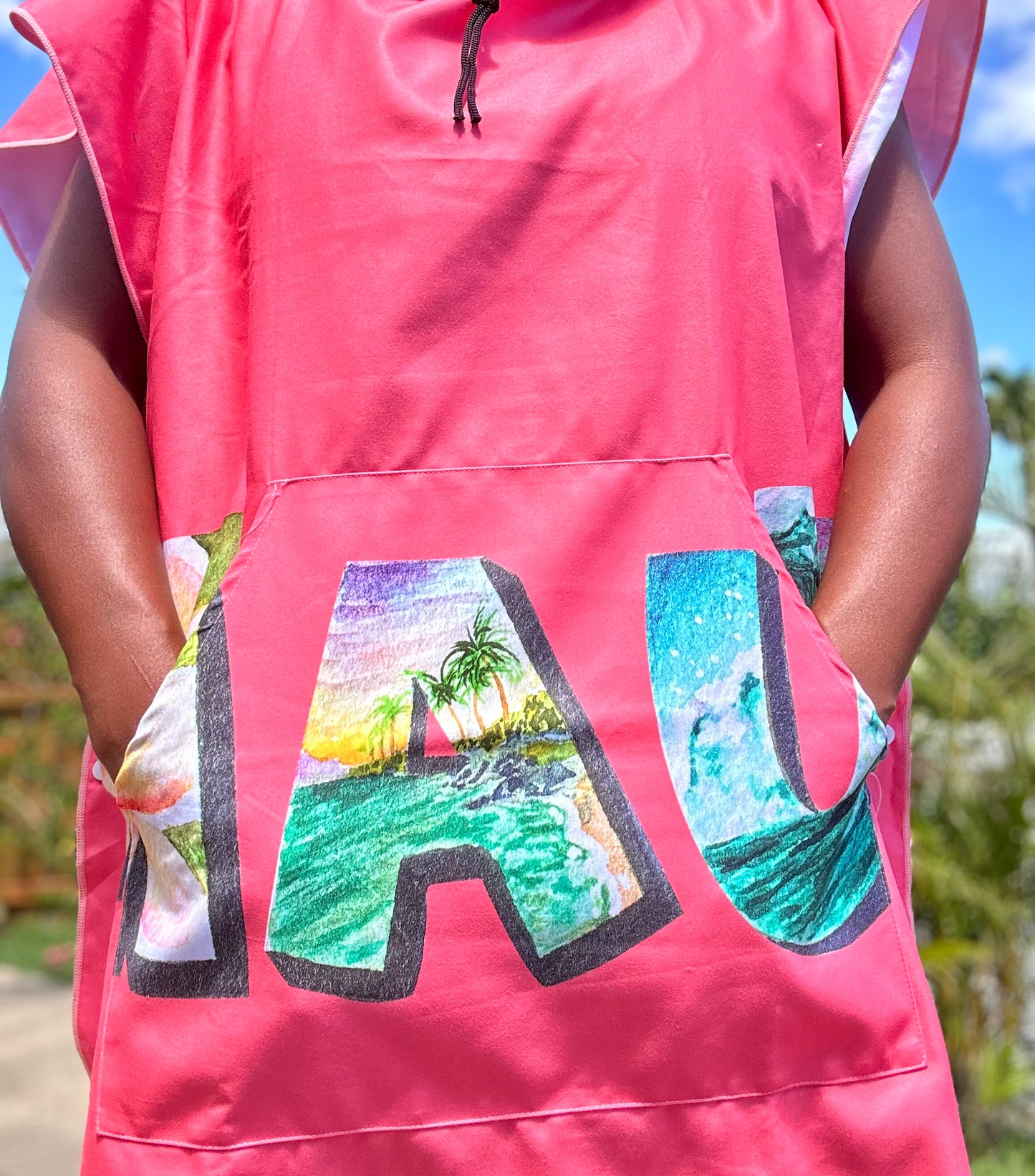 Pink Maui Artist Poncho