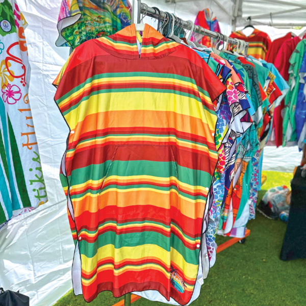 Reggae Microfiber Poncho - Image 2