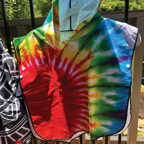 Tye Dye Microfiber Poncho - Image 6