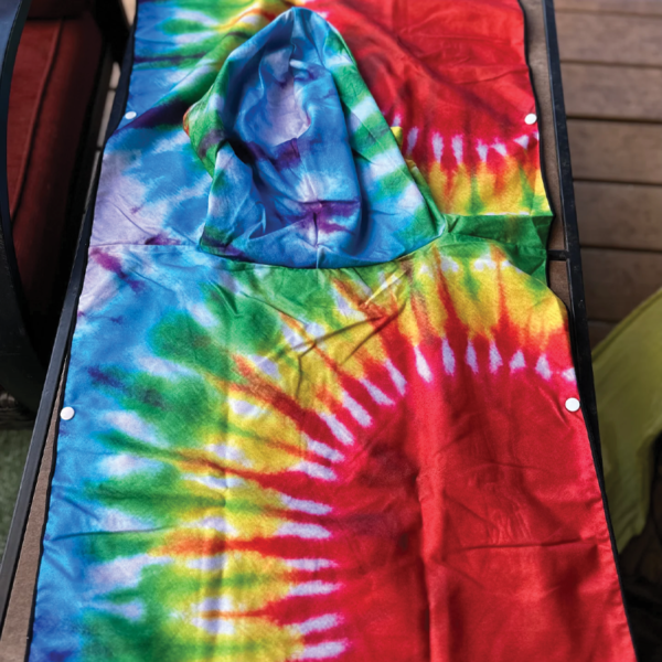 Tye Dye Microfiber Poncho - Image 4